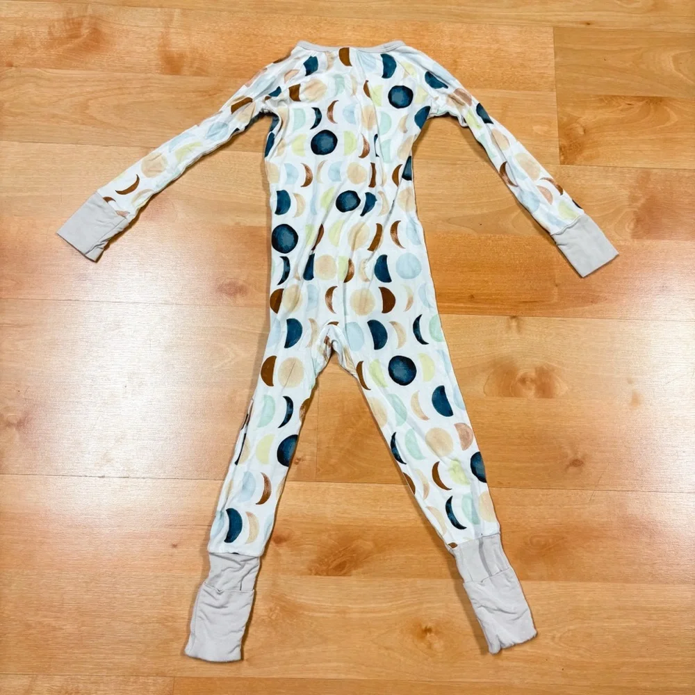 Little Sleepies Luna Neutral Zippy 1-Piece Bamboo Viscose Footie Pajama 18-24M